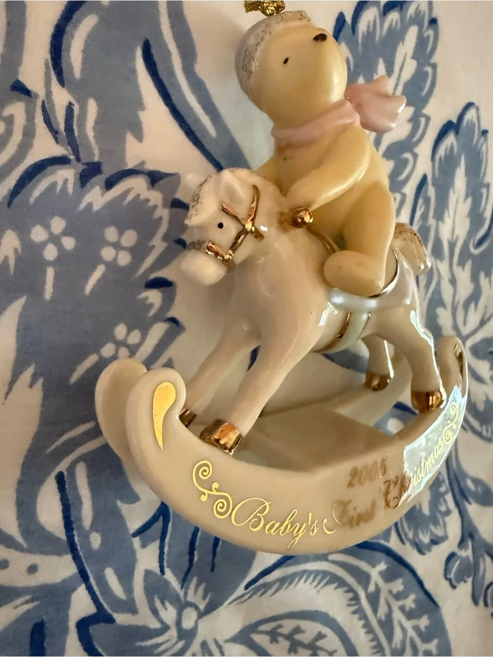 Lenox  2005 Winnie The Pooh's Baby's First, Christmas Ornament Replacement